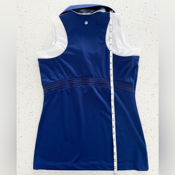 EP New York Sleeveless Tennis / Golf Top Navy Blue XS - Picture 4 of 7